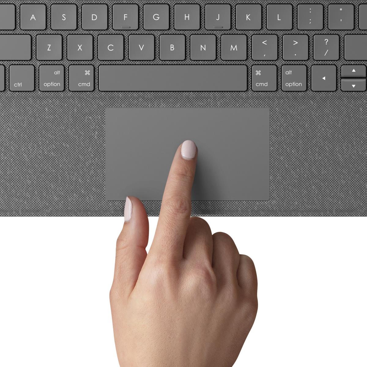 LOGITECH Folio Touch Backlit Keyboard Case With Trackpad Oxford Grey For iPad Air (4th Gen) Qwerty UK