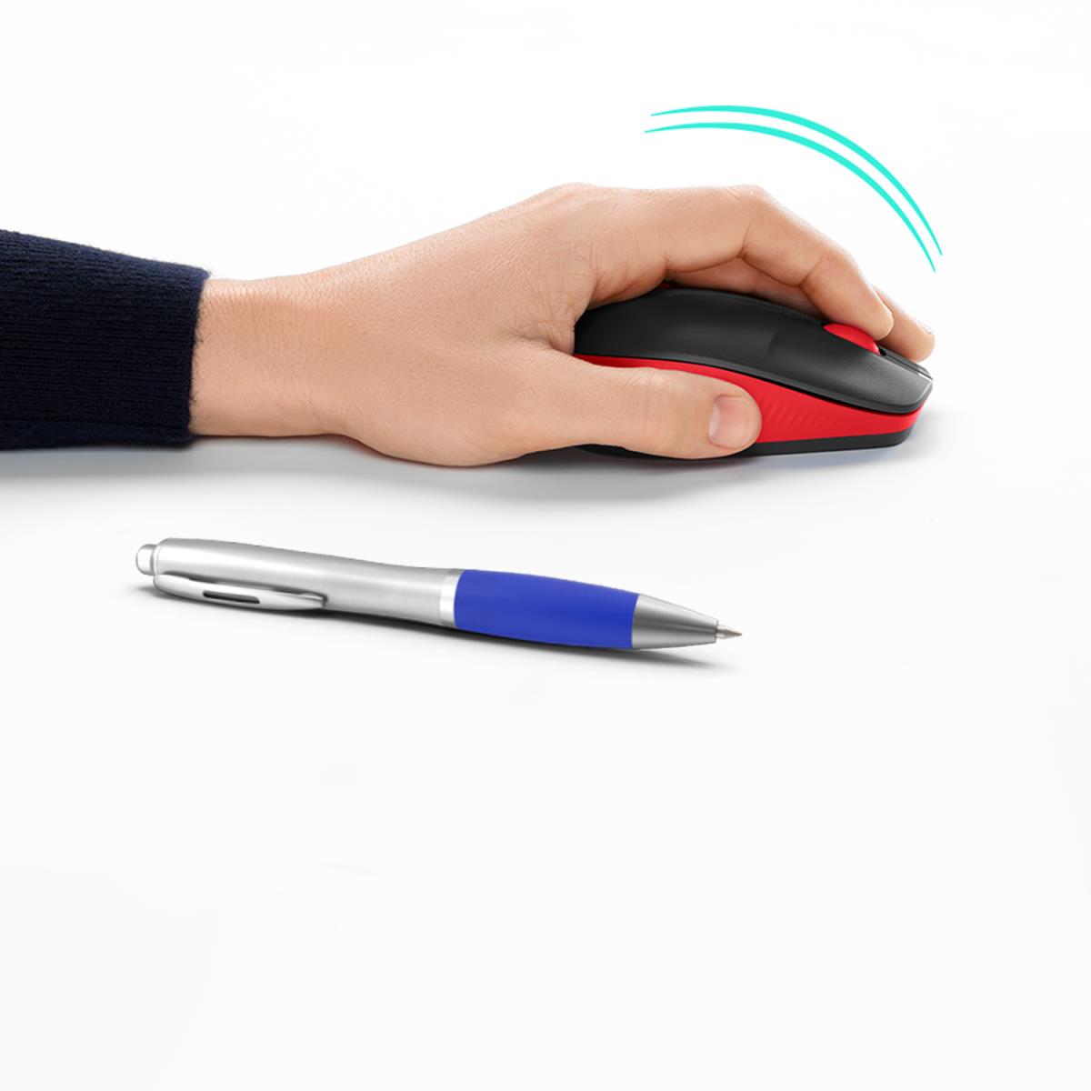 LOGITECH M190 Full-size Wireless Mouse Red
