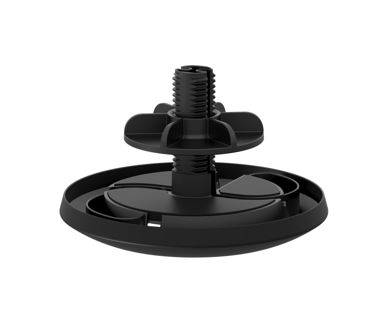 LOGITECH Rally Mic Pod Mount - Microphone Desktop Mount - Matte Black - For Logitech Rally