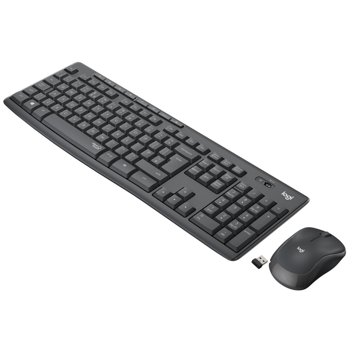 LOGITECH Mk295 Silent Wireless Combo Graphite Qwerty It