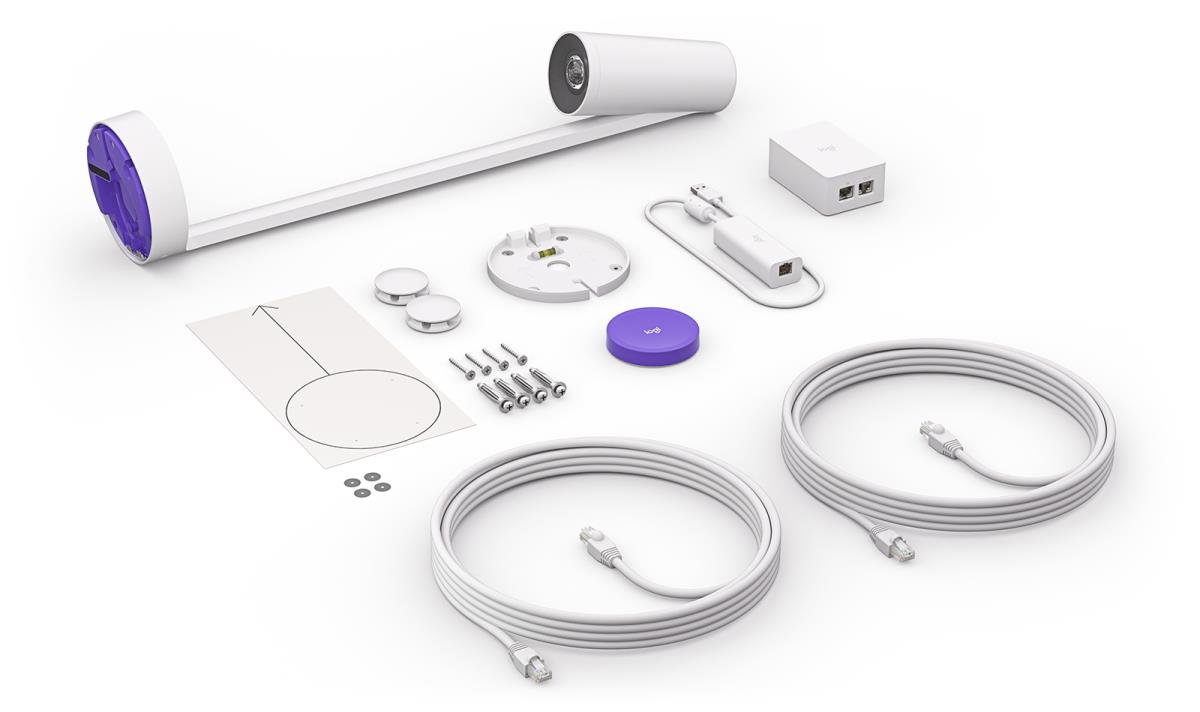 LOGITECH Scribe - Off-white - USB - Webcam