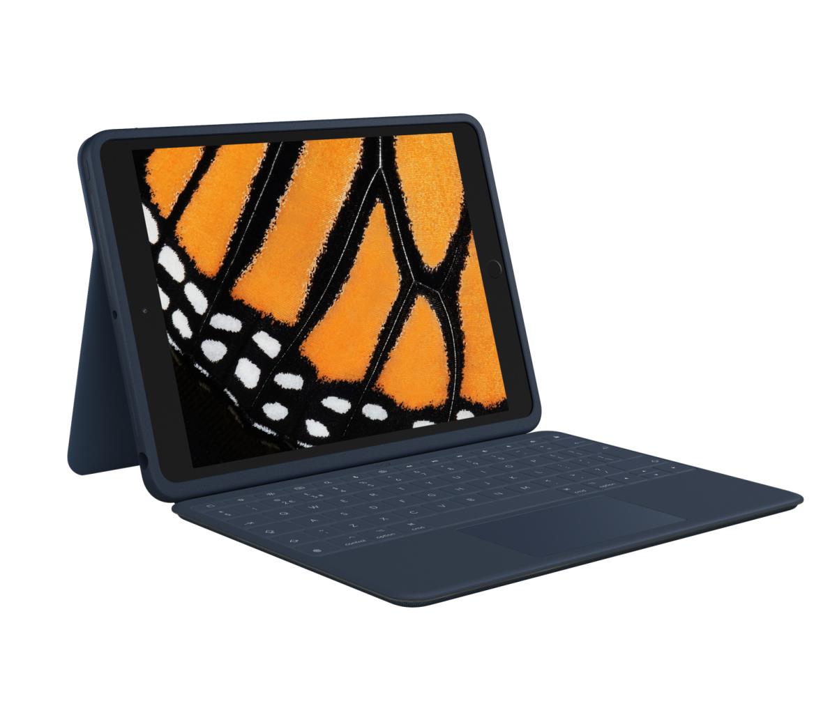 LOGITECH Rugged Combo 3 Touch - Blue - Qwerty UK