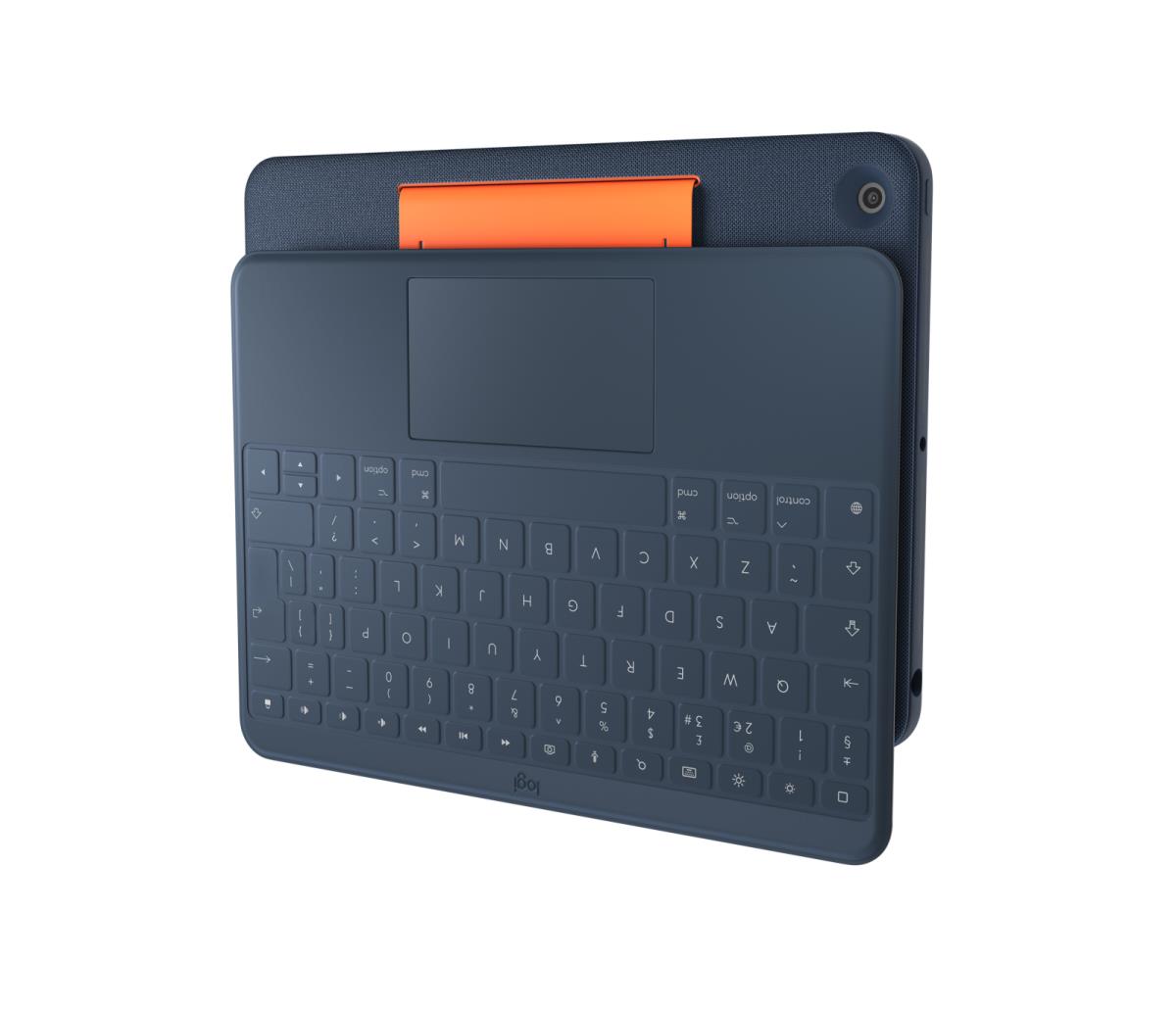 LOGITECH Rugged Combo 3 Touch - Blue - Qwerty UK