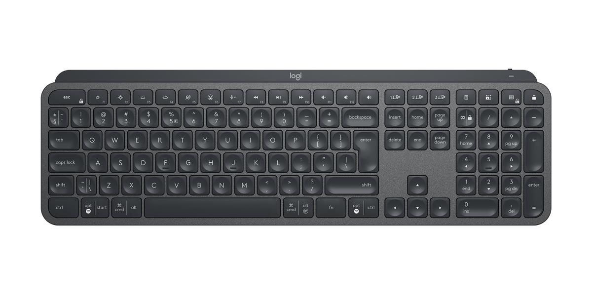 LOGITECH Mx Keys For Business - Wireless Keyboard - Graphite - Us International Qwerty