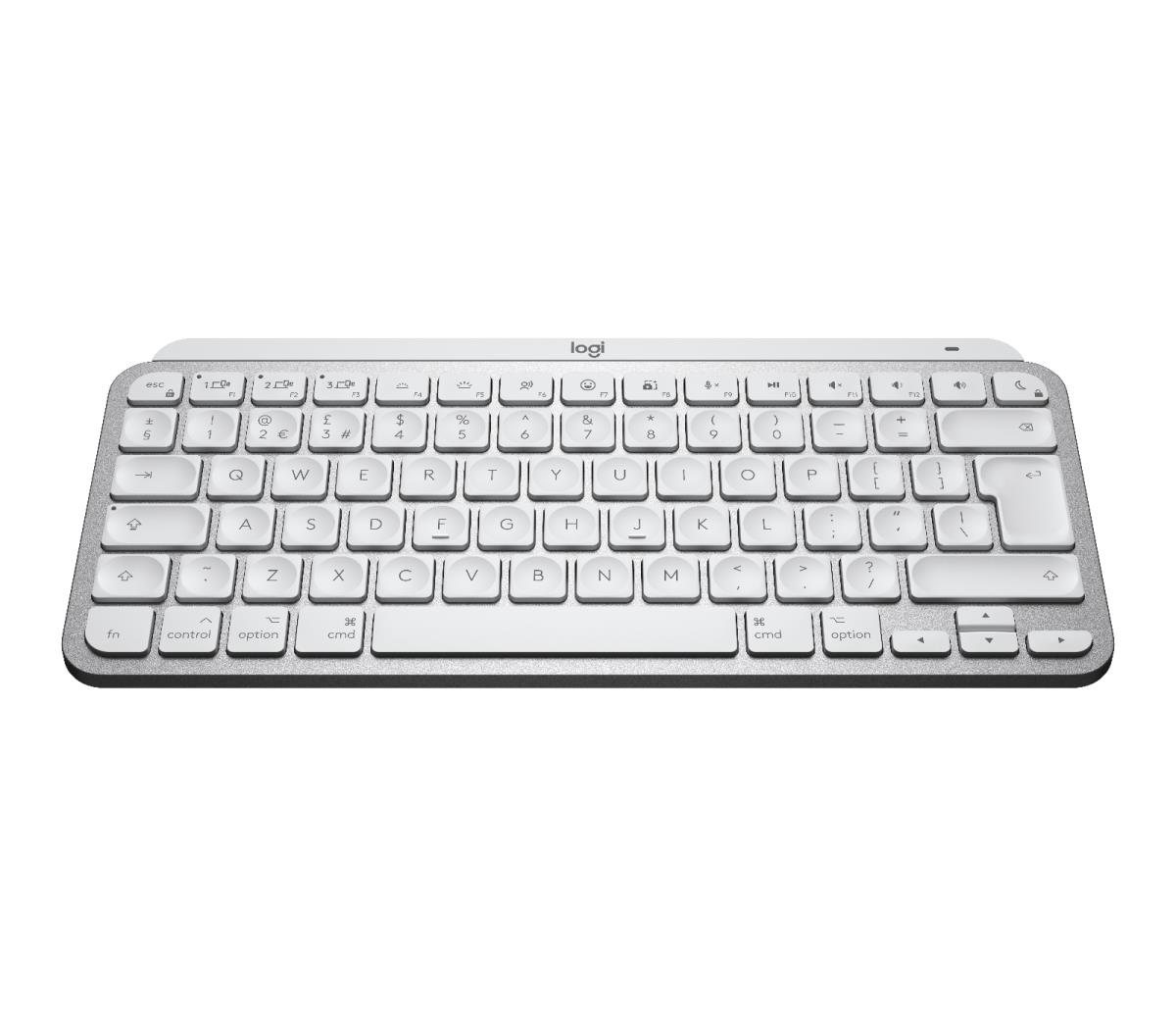 LOGITECH Mx Keys Mini For Mac Minimalist Wireless Illuminated Keyboard - Pale Grey - Qwerty Uk