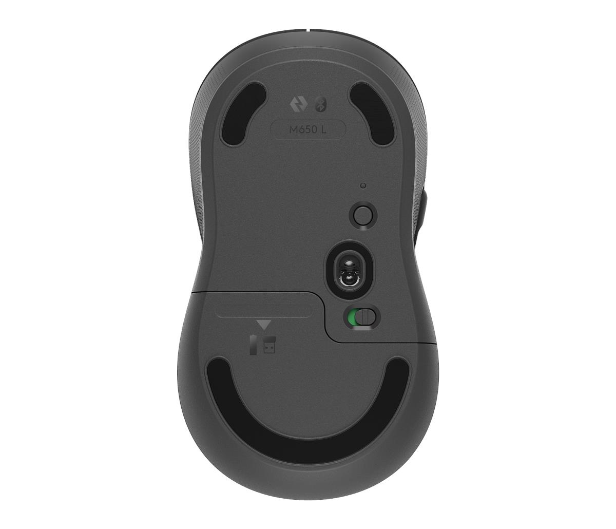 LOGITECH Signature M650 L Wireless Mouse - For Large Hands - Righthand - Graphite