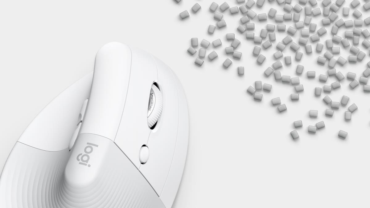 LOGITECH Lift Vertical Ergonomic Mouse Wireless Offwhite/pale Grey