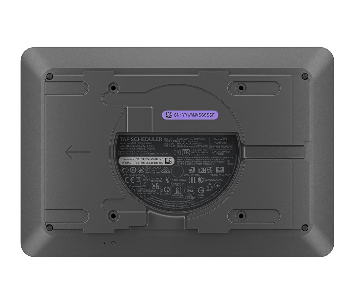 LOGITECH Tap Scheduler Graphite