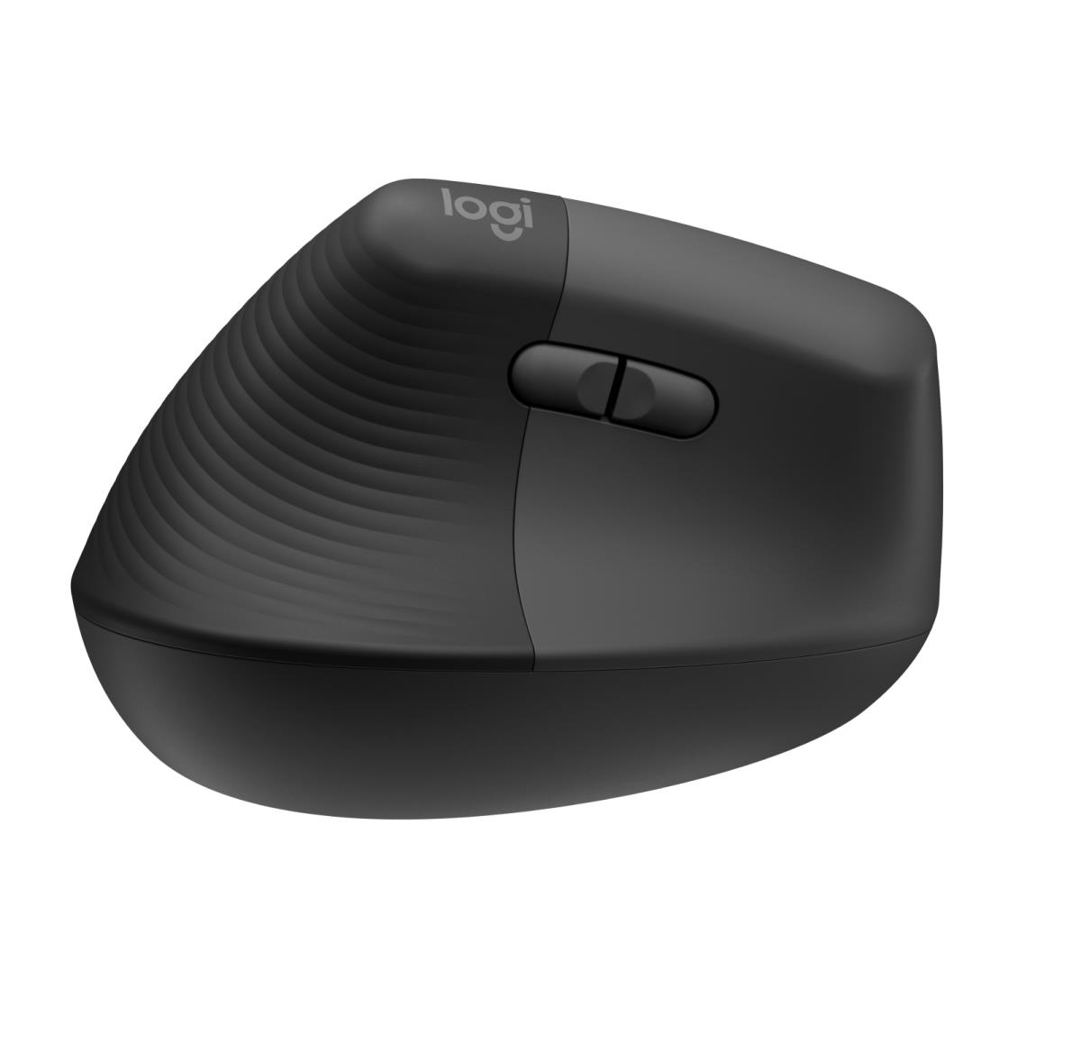 LOGITECH Lift Vertical Ergonomic Mouse - Left Handed - Wireless - Graphite Black