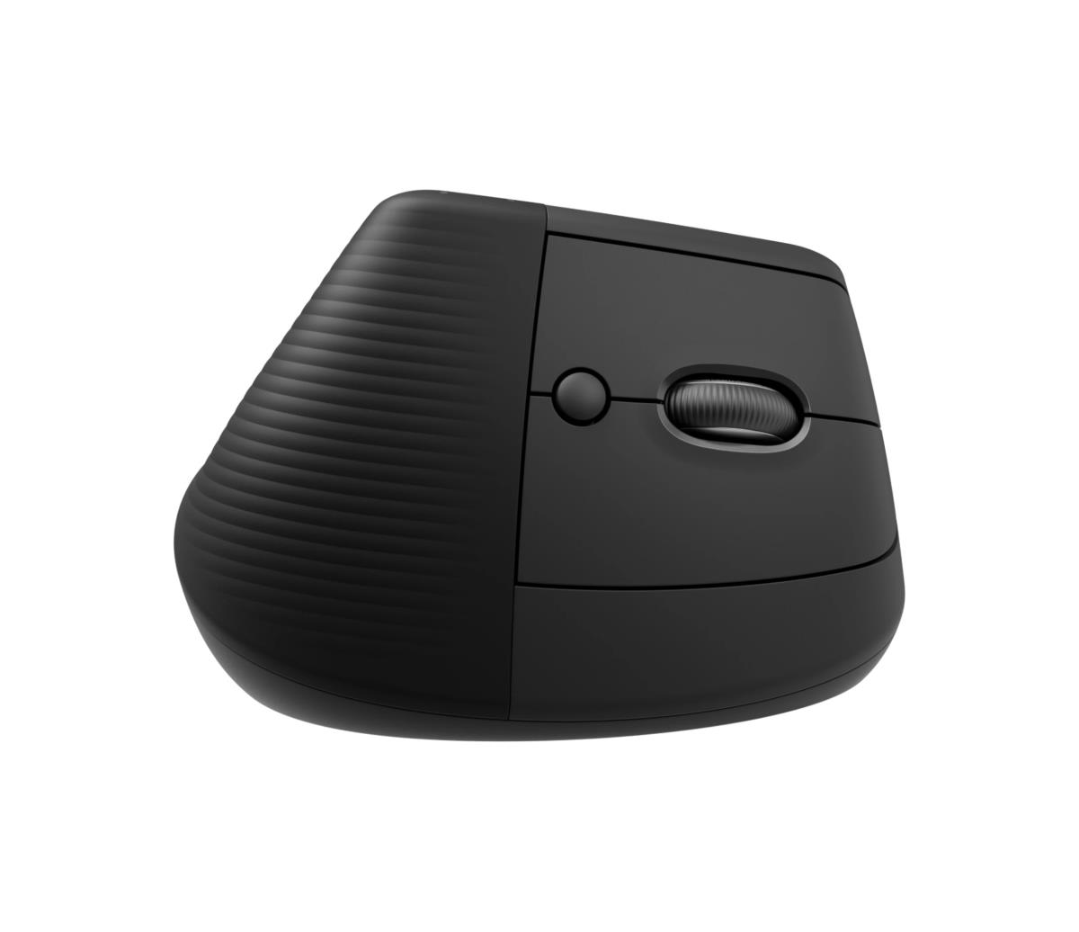 LOGITECH Lift Vertical Ergonomic Mouse - Right Handed - Wireless - Graphite Black