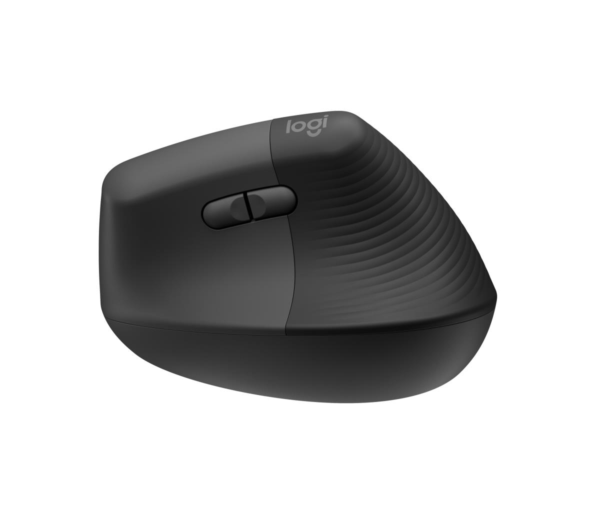 LOGITECH Lift Vertical Ergonomic Mouse - Right Handed - Wireless - Graphite Black