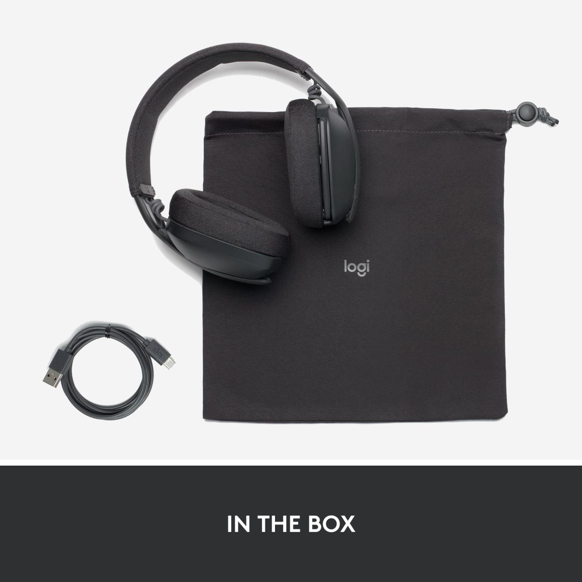 LOGITECH Headset - Zone Vibe 100 - Wireless - Bluetooth - Graphite