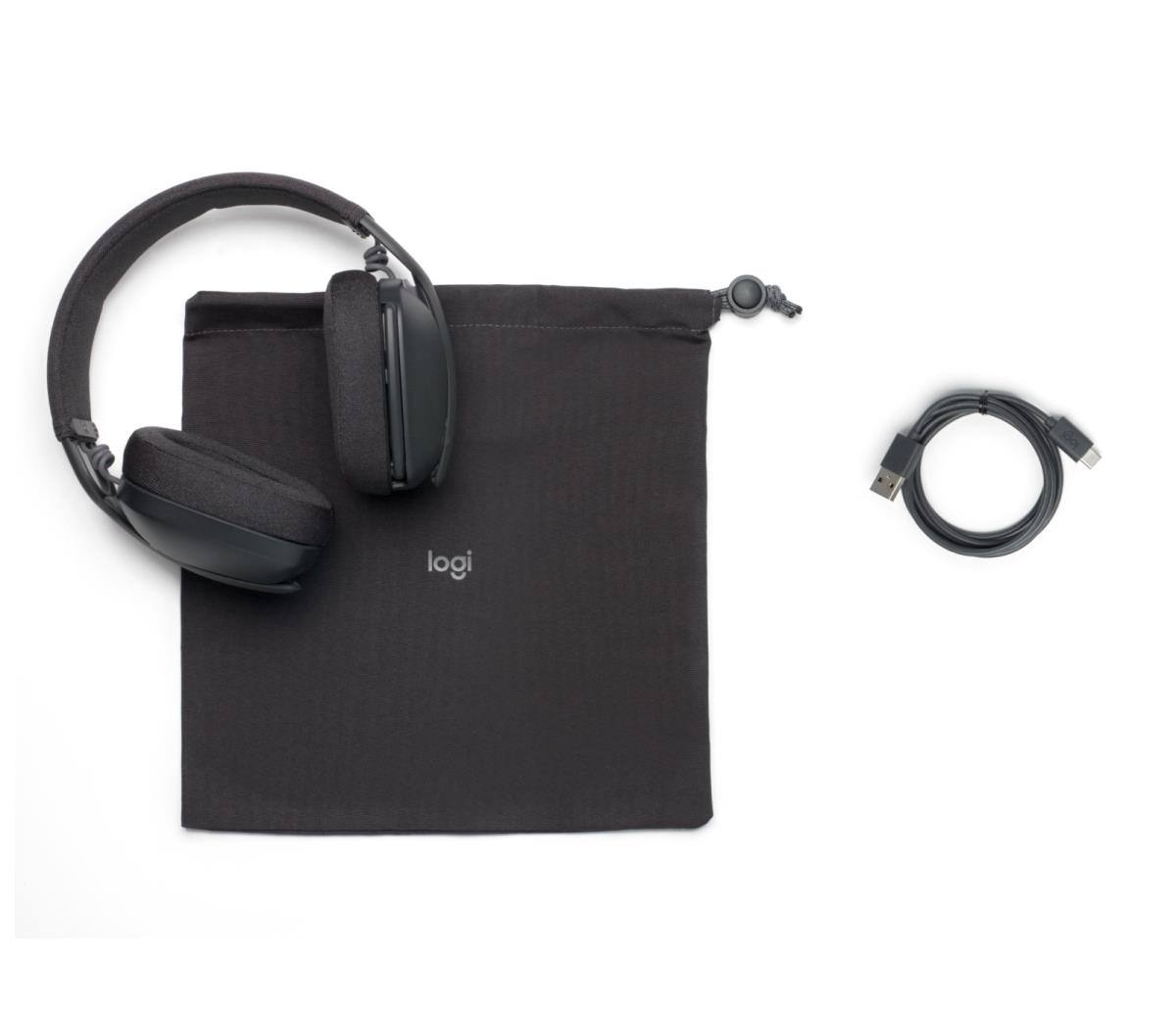LOGITECH Headset - Zone Vibe 100 - Wireless - Bluetooth - Graphite