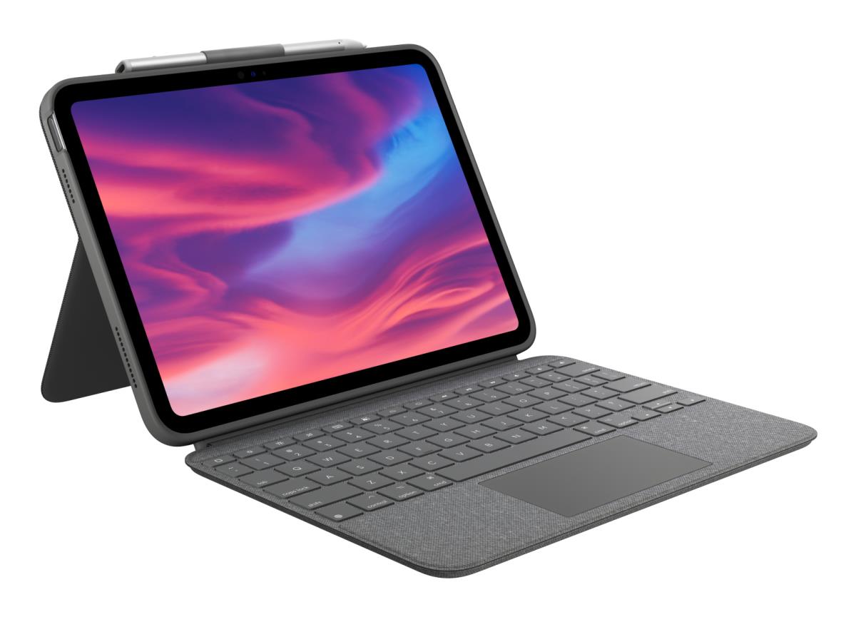 LOGITECH Combo Touch for iPad (10th gen) - Oxford Grey - Azerty French