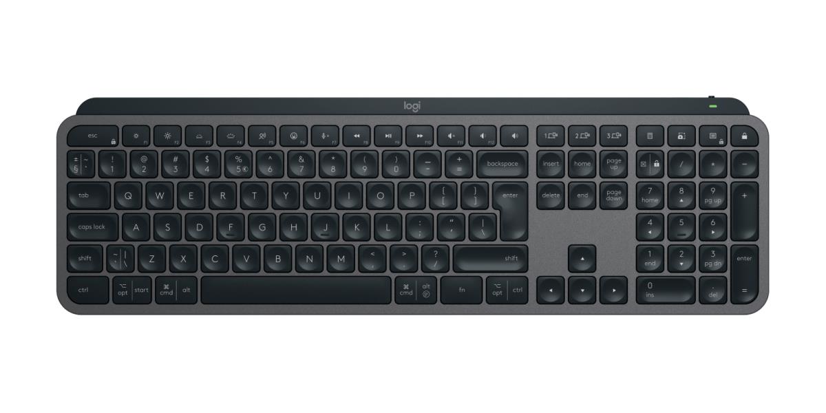 LOGITECH MX Keys Combo For Business Gen 2 - Graphite - Qwerty - US - INTNL