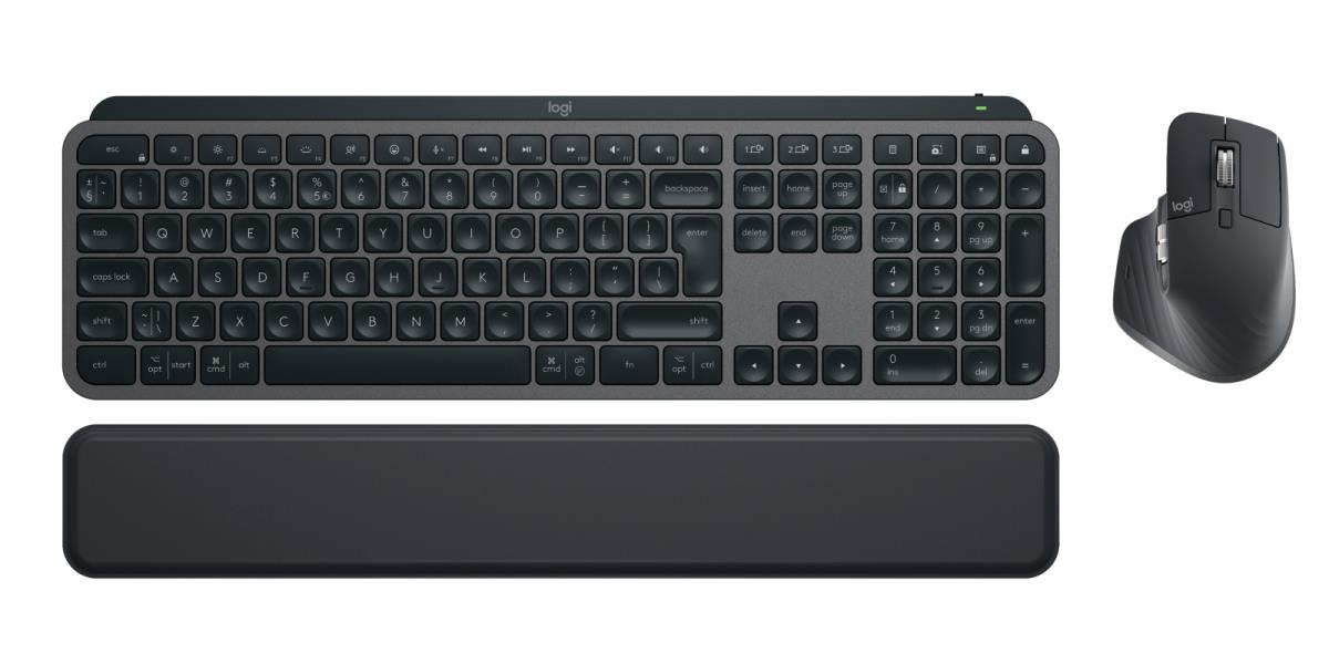 LOGITECH MX Keys Combo For Business Gen 2 - Graphite - Qwerty - US - INTNL