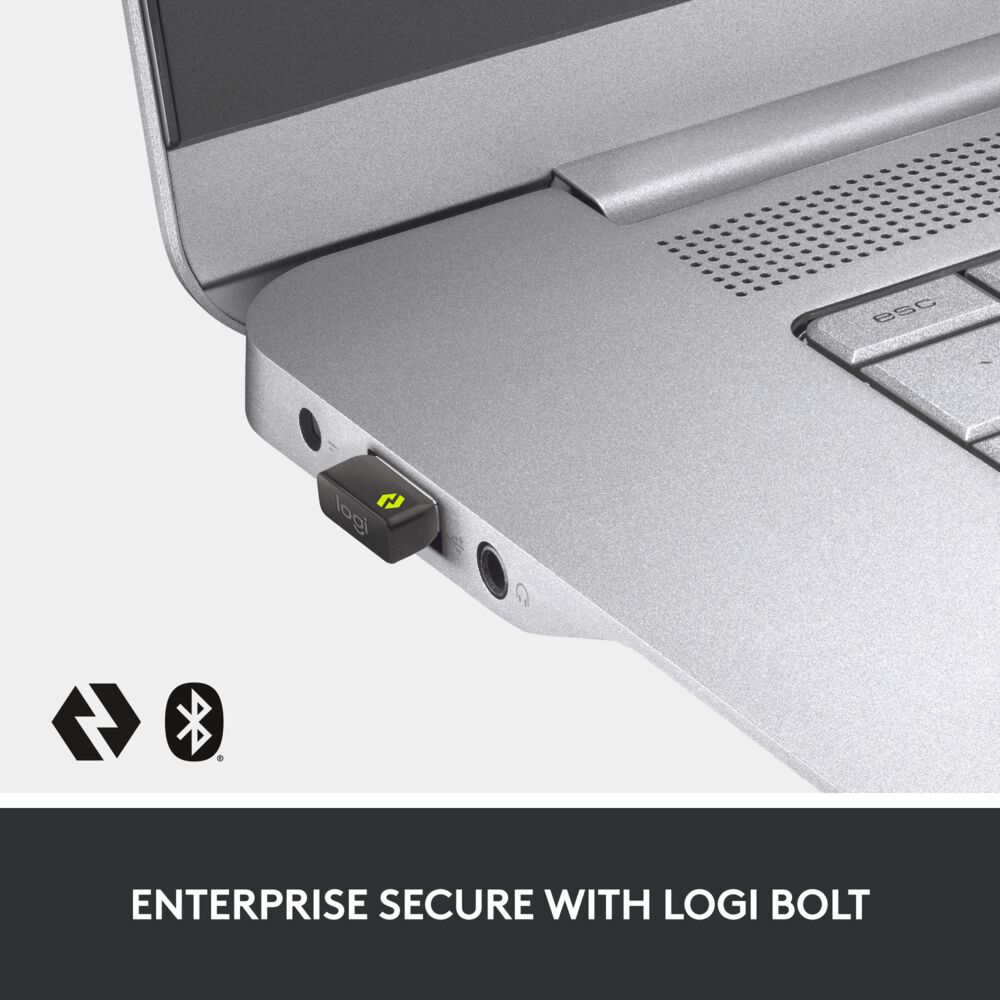 LOGITECH MX Keys Combo For Business Gen 2 - Graphite - Qwerty - US - INTNL