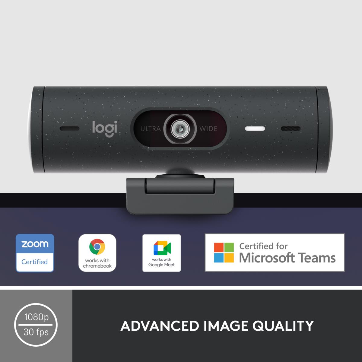LOGITECH Brio 500 Full Hd Webcam Graphite
