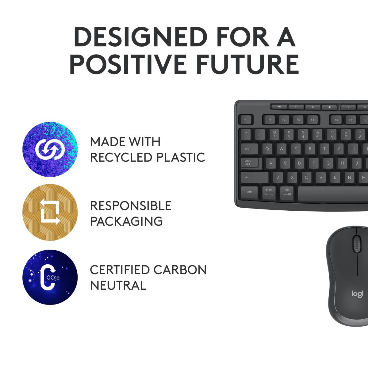 LOGITECH Mk370 Combo For Business Graphite US Qwerty