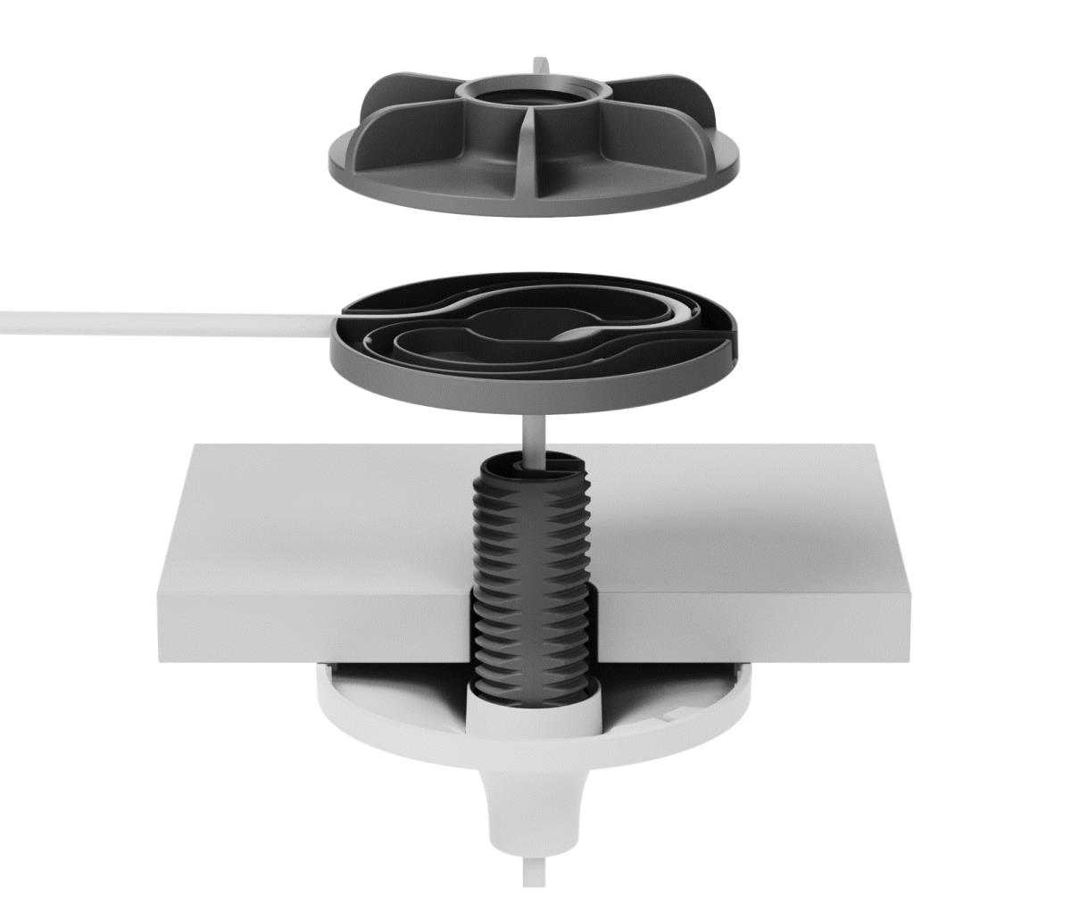LOGITECH Mic Pod Pendant Mount - Off-white - Ww
