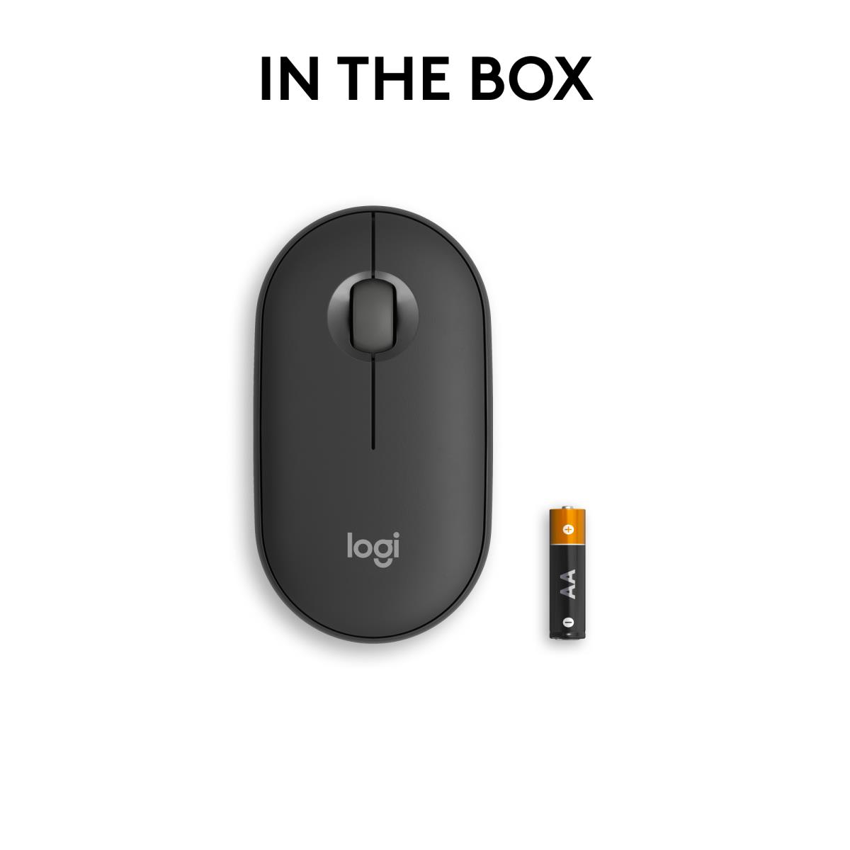 LOGITECH Pebble 2 M350s Wireless Optical Mouse Graphite