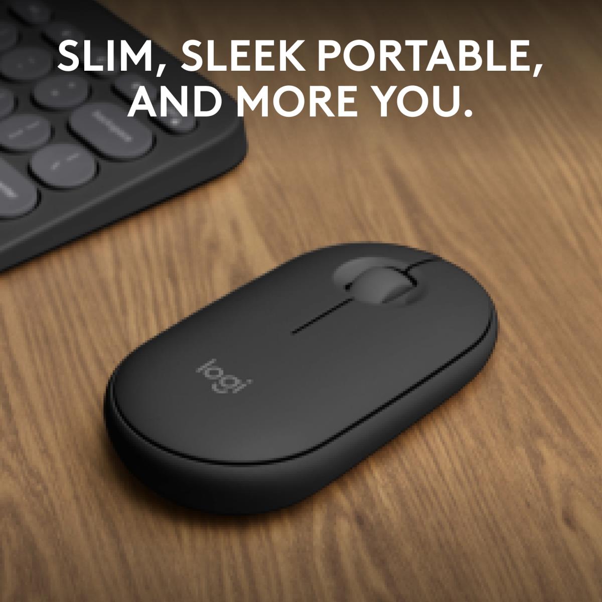 LOGITECH Pebble 2 M350s Wireless Optical Mouse Graphite