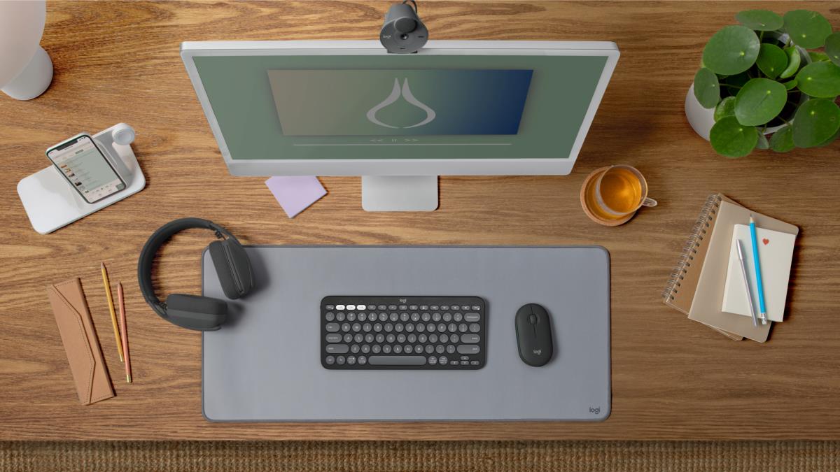 LOGITECH Pebble 2 M350s Wireless Optical Mouse Graphite