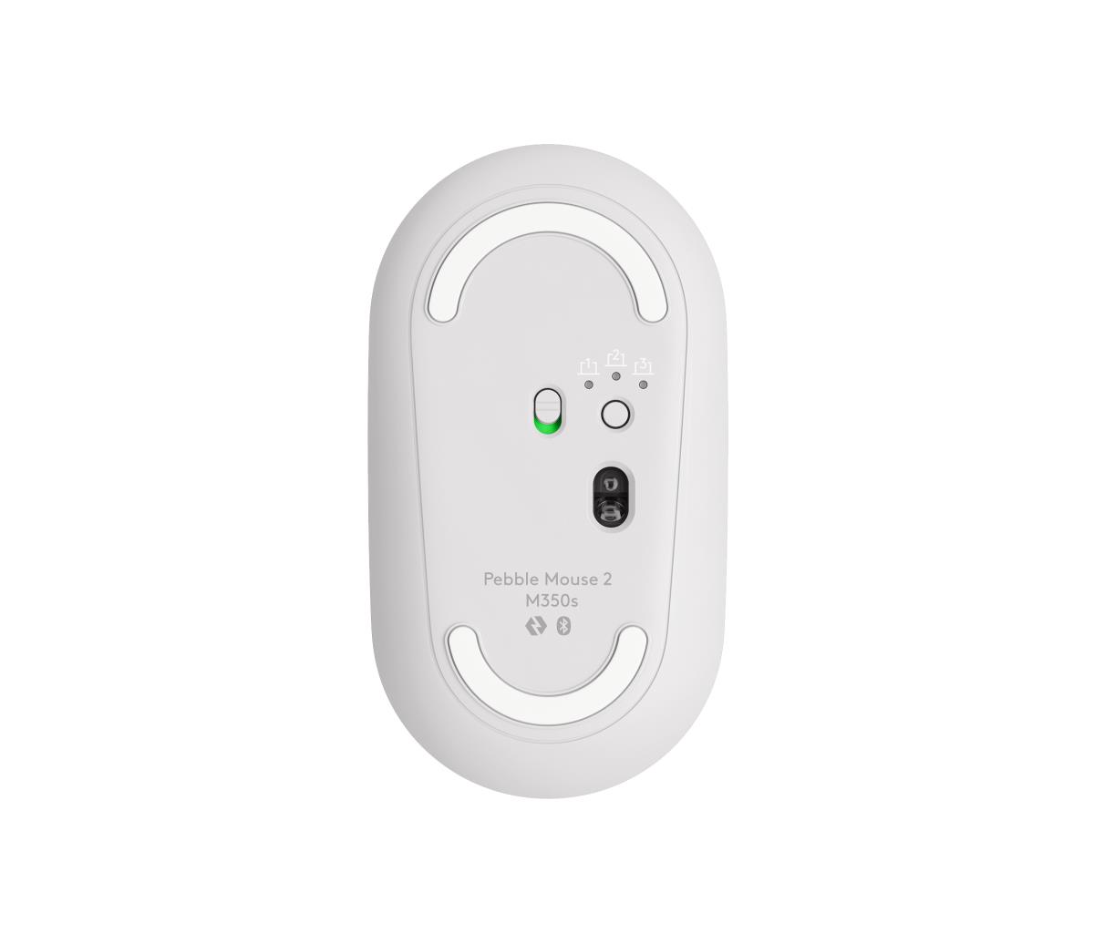 LOGITECH Pebble 2 M350s Wireless Optical Mouse White