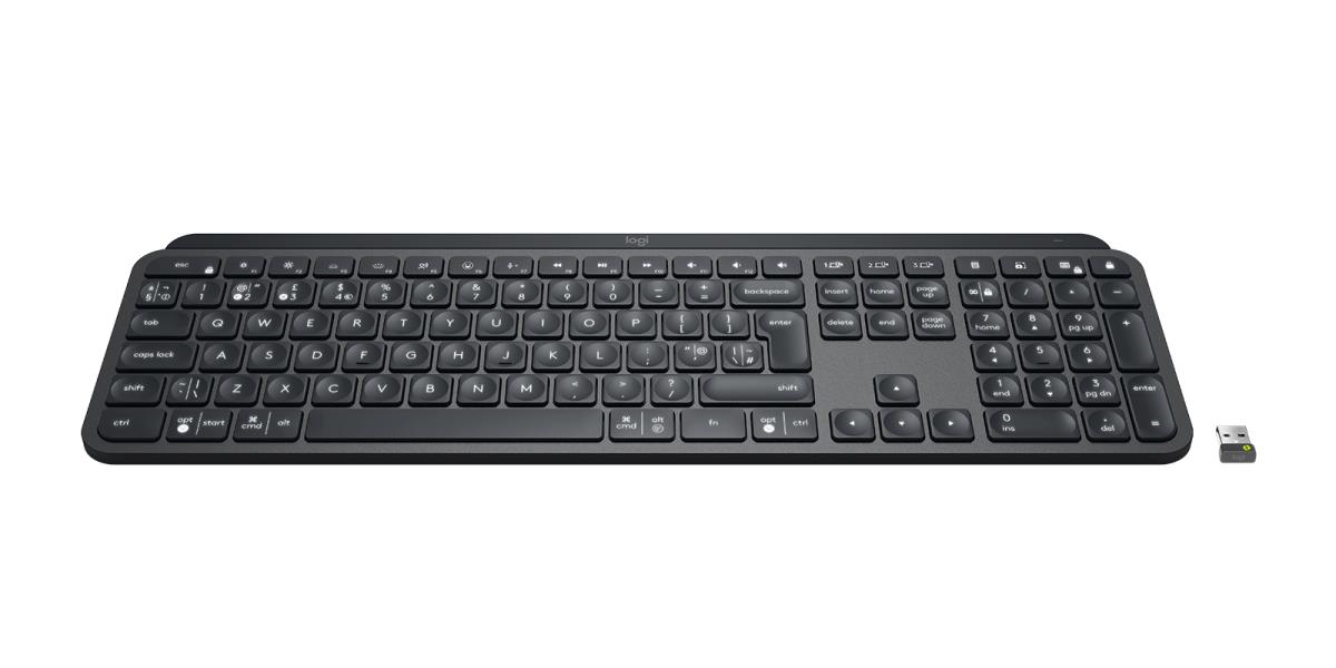 LOGITECH MX Keys For Business - Wireless Keyboard - Graphite - Qwerty UK