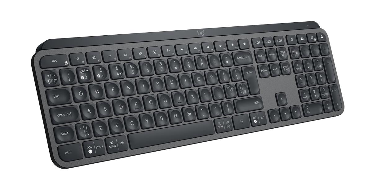 LOGITECH MX Keys For Business - Wireless Keyboard - Graphite - Qwerty UK
