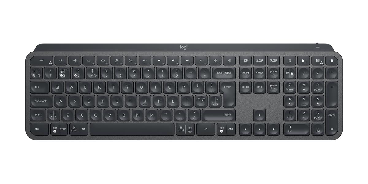 LOGITECH MX Keys For Business - Wireless Keyboard - Graphite - Qwerty UK
