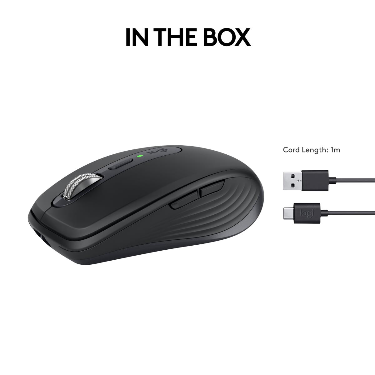 LOGITECH MX Anywhere 3S Compact Wireless Mouse - Graphite