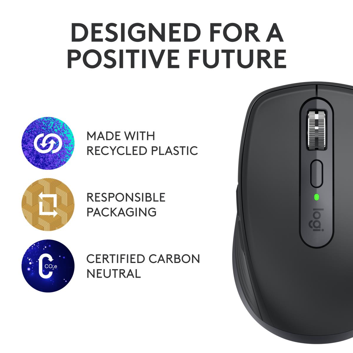 LOGITECH MX Anywhere 3S Compact Wireless Mouse - Graphite