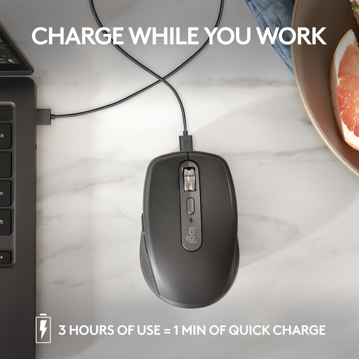 LOGITECH MX Anywhere 3S Compact Wireless Mouse - Graphite
