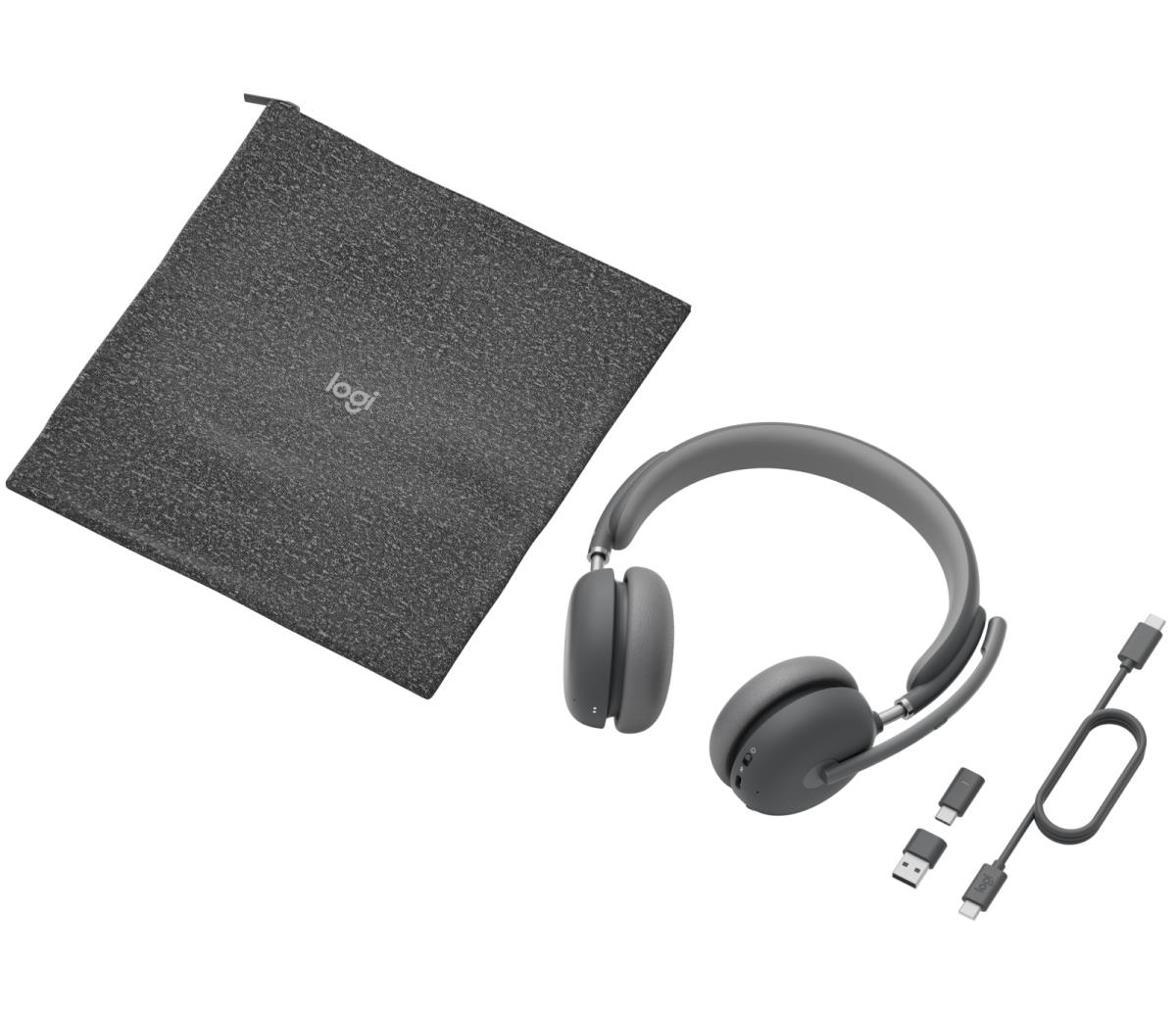 LOGITECH Headset - Zone - Wireless - Graphite