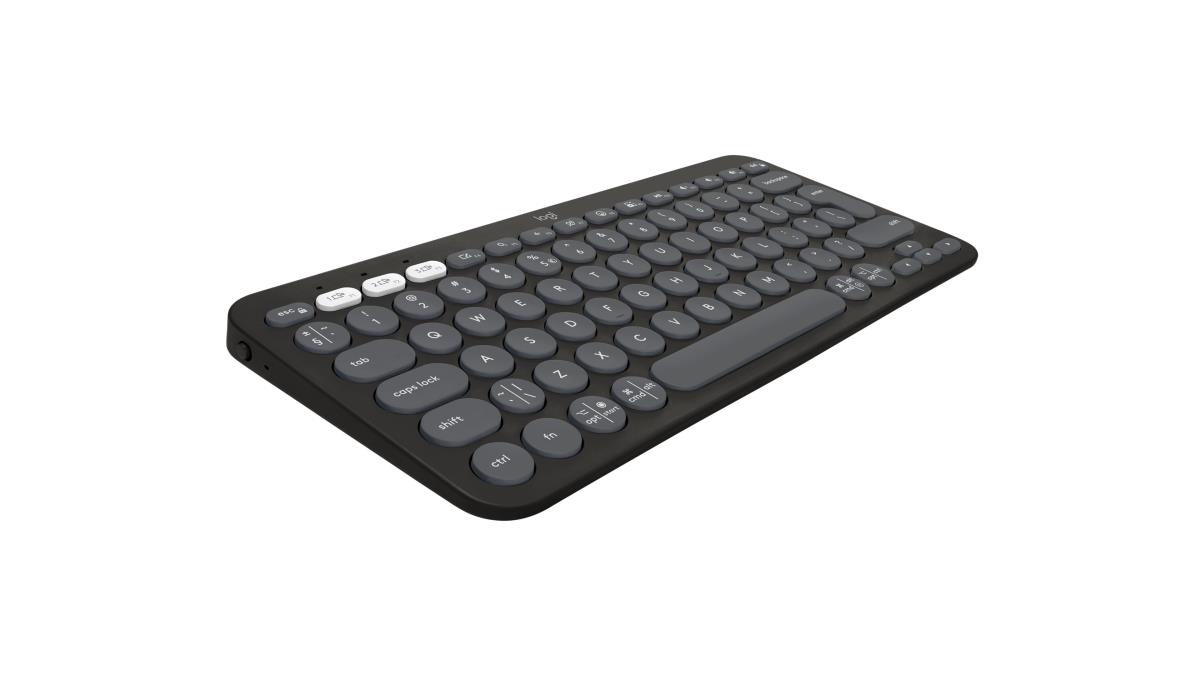 LOGITECH Pebble Keys 2 K380s - Compact Bluetooth Keyboard - Tonal Graphite - Qwerty US/Int'l