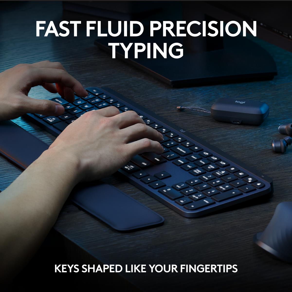 LOGITECH Mx Keys S Combo - Graphite - Qwerty US/Int'l
