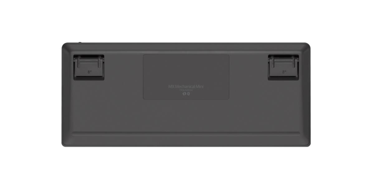 LOGITECH Mx Mechanical Mini Minimalist Wireless Illuminated Keyboard - Graphite Tactile Quiet Qwerty UK