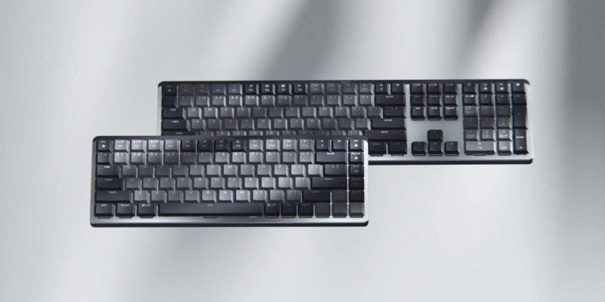 LOGITECH Mx Mechanical Mini Minimalist Wireless Illuminated Keyboard - Graphite Tactile Quiet Qwerty UK