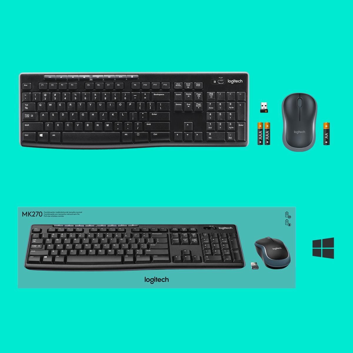LOGITECH Wireless Desktop Mk270 - Qwerty Us Int - Eer