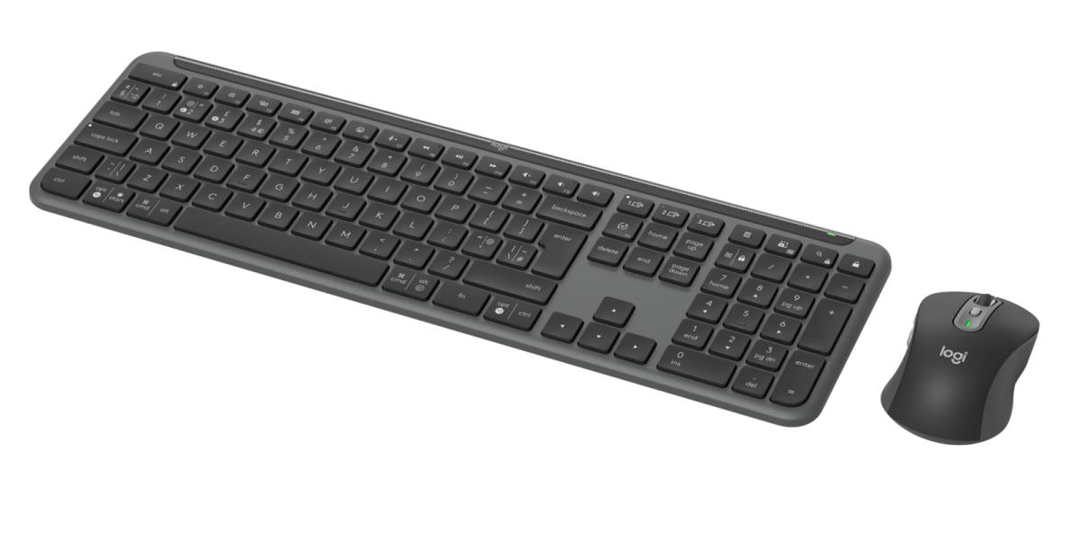 LOGITECH Signature Slim Combo Mk950 - Wireless Keyboard/mouse - Graphite - Qwerty Uk