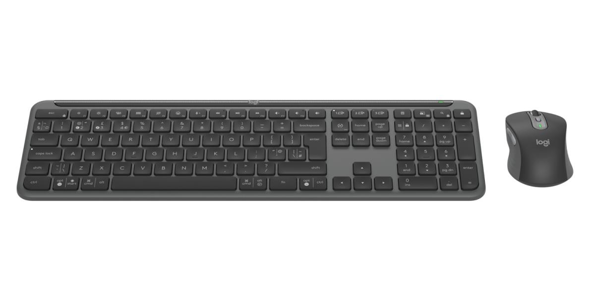 LOGITECH Signature Slim Combo Mk950 - Wireless Keyboard/mouse - Graphite - Qwerty Uk