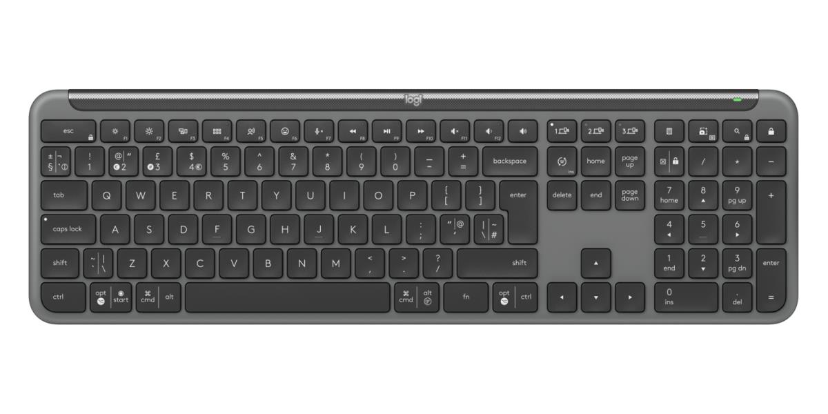 LOGITECH Signature Slim Combo Mk950 - Wireless Keyboard/mouse - Graphite - Qwerty Uk