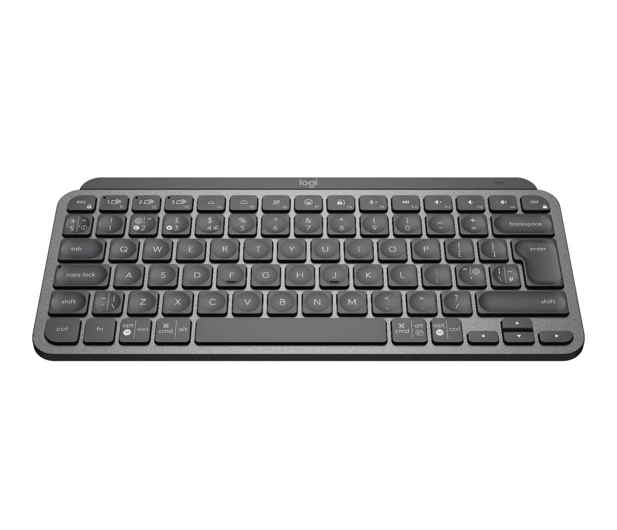LOGITECH Minimalist Wireless Illuminated Keyboard - Mx Keys Mini - Graphite - Qwerty Uk