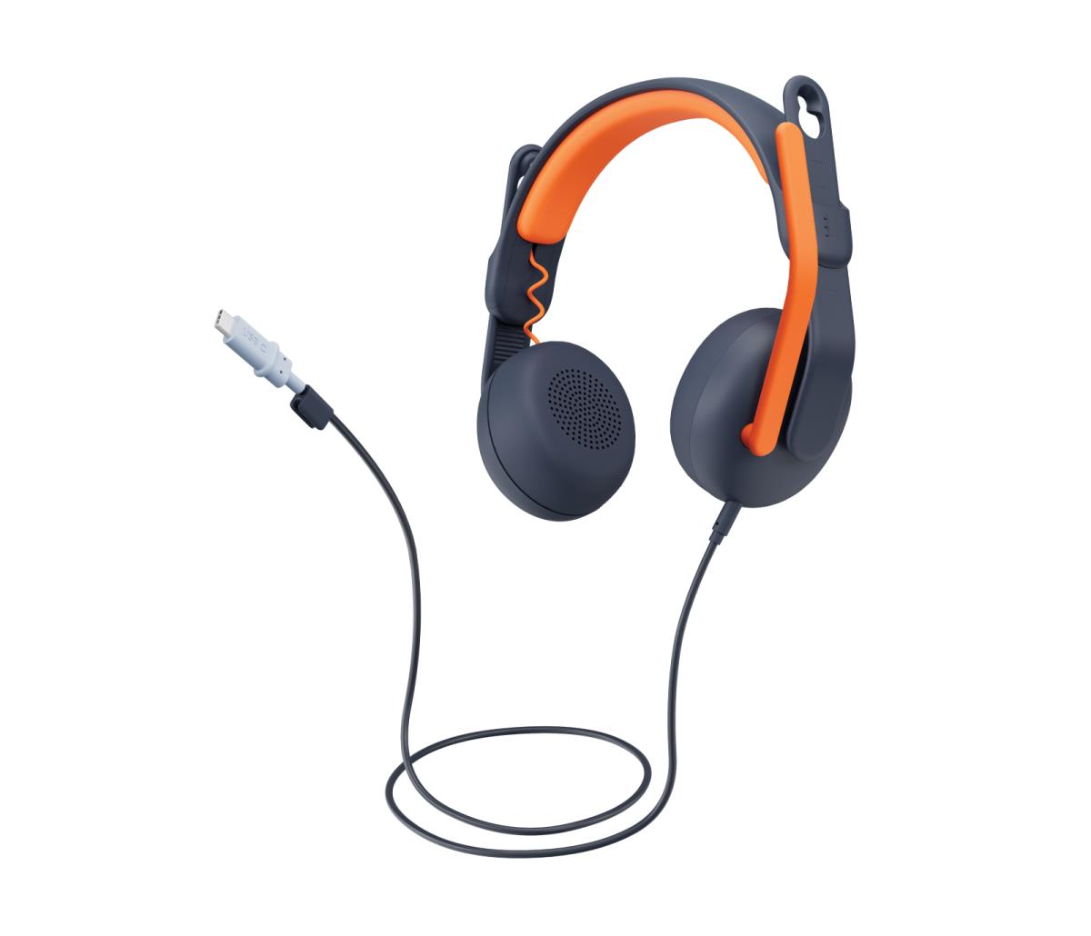 LOGITECH Zone Learn - USB-C - Headset - On Ear - Classic Blue