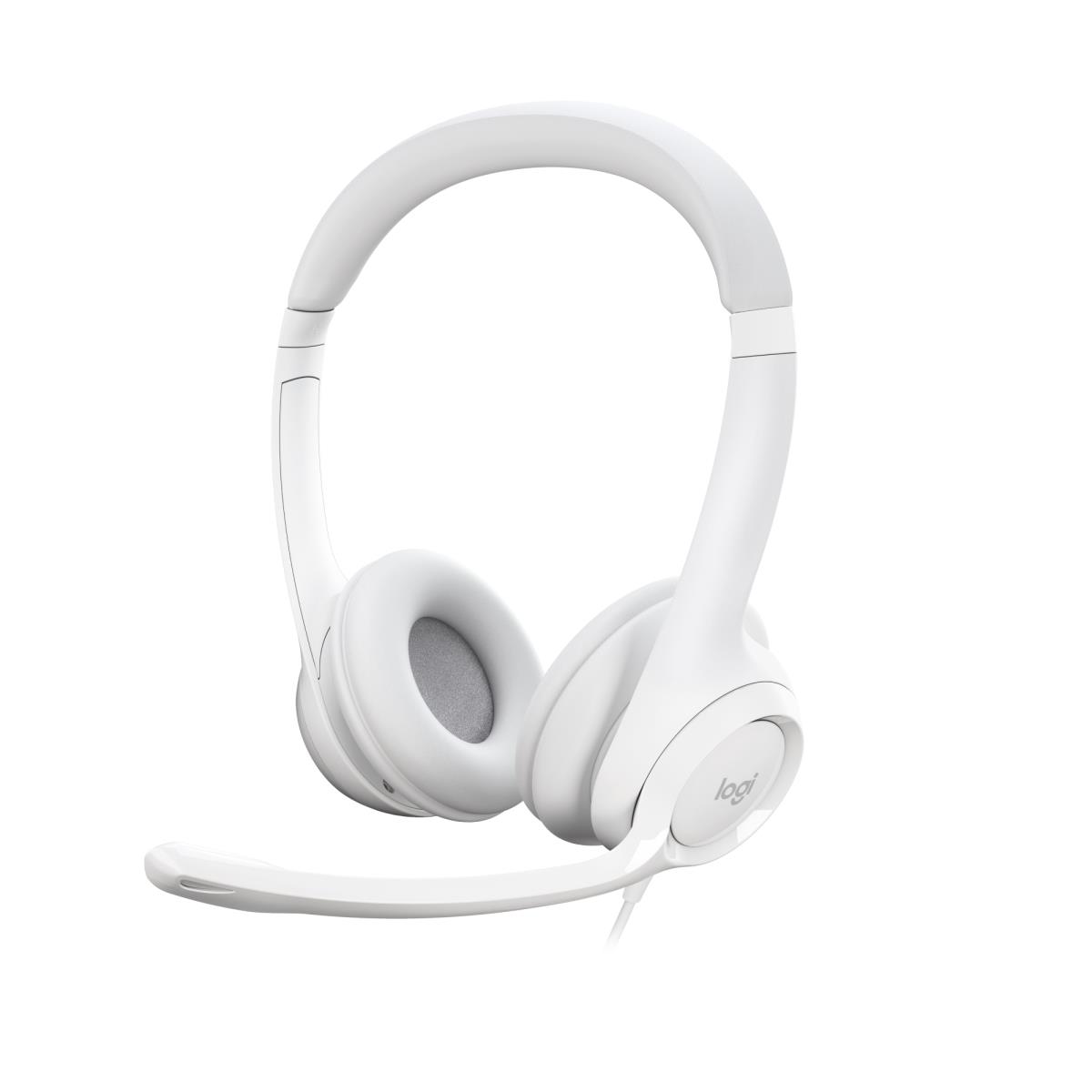 LOGITECH Headset - H390 - USB-a - Off-white