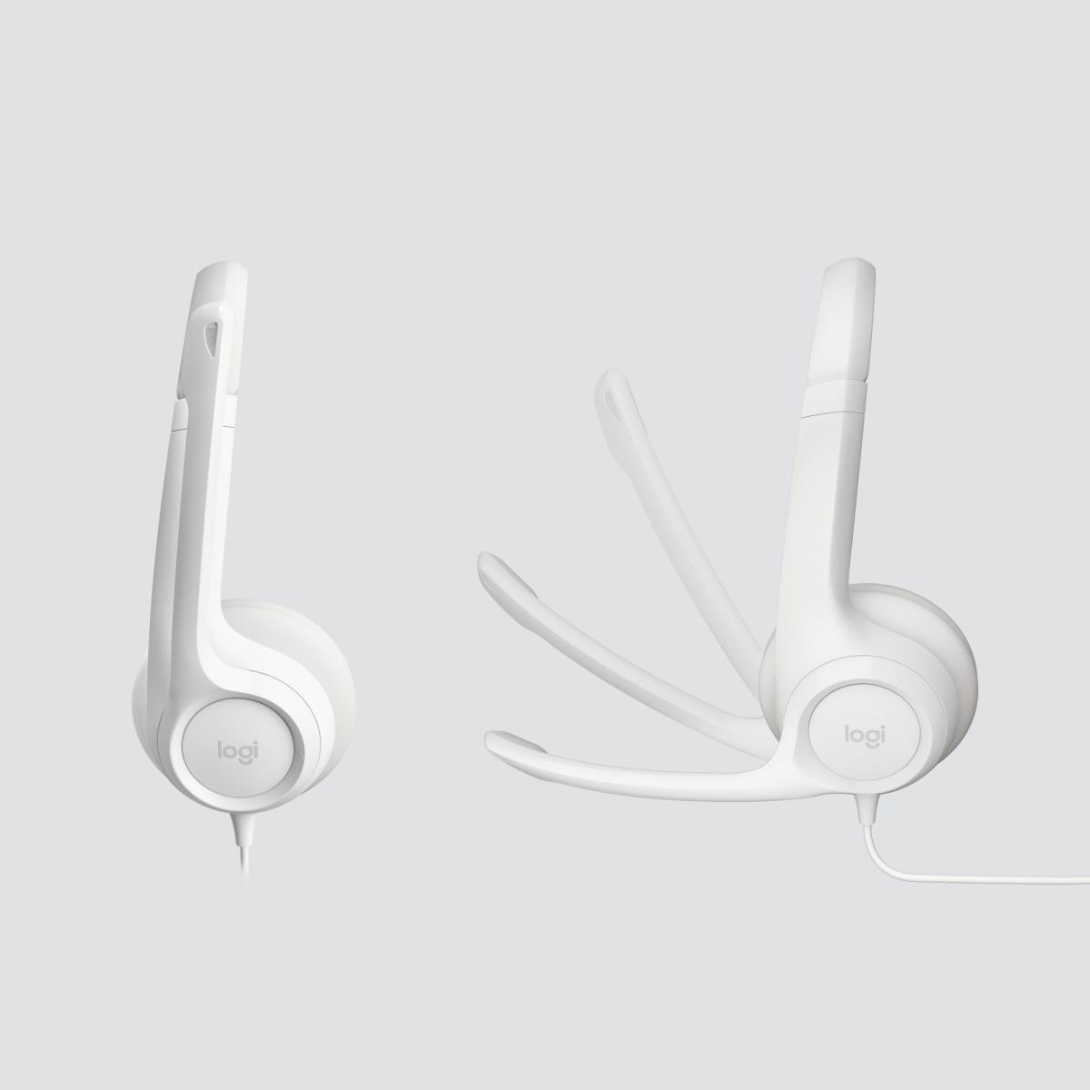 LOGITECH Headset - H390 - USB-a - Off-white
