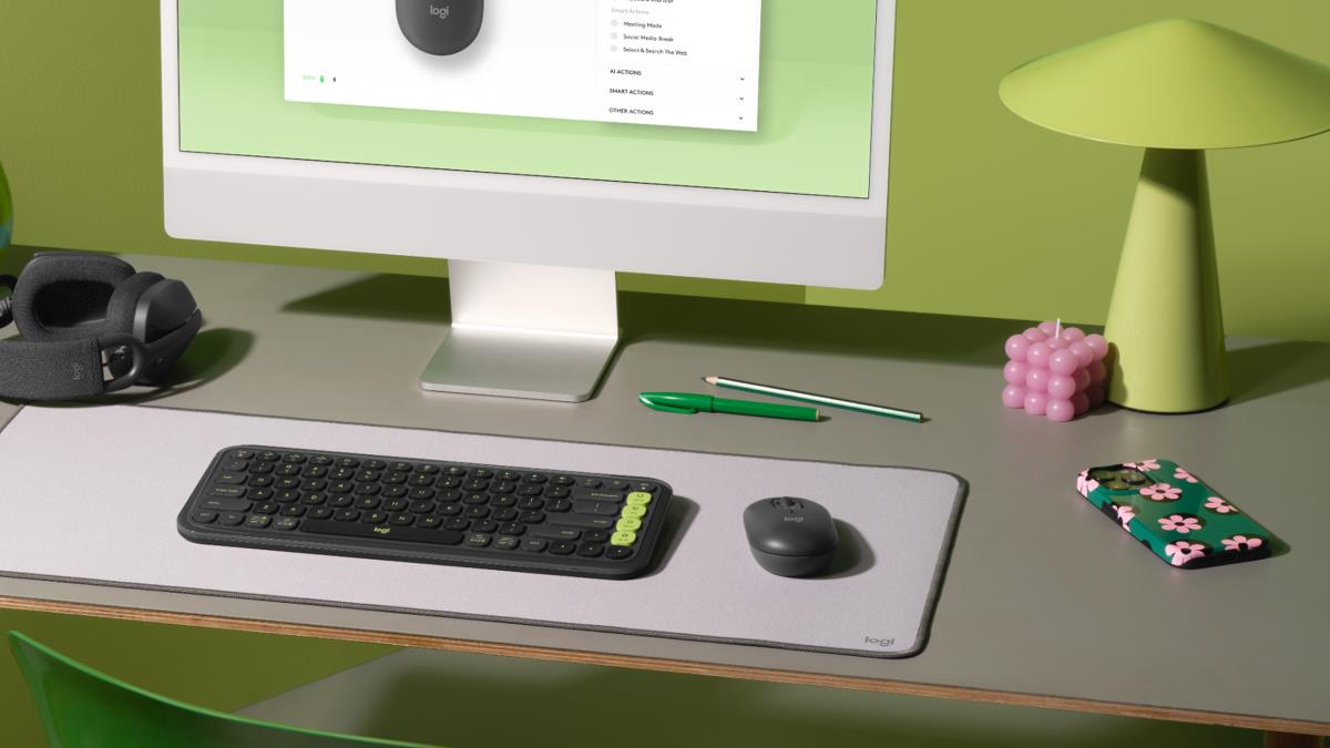 LOGITECH Pop Mouse - Customizable Emoji - Wireless - Graphite