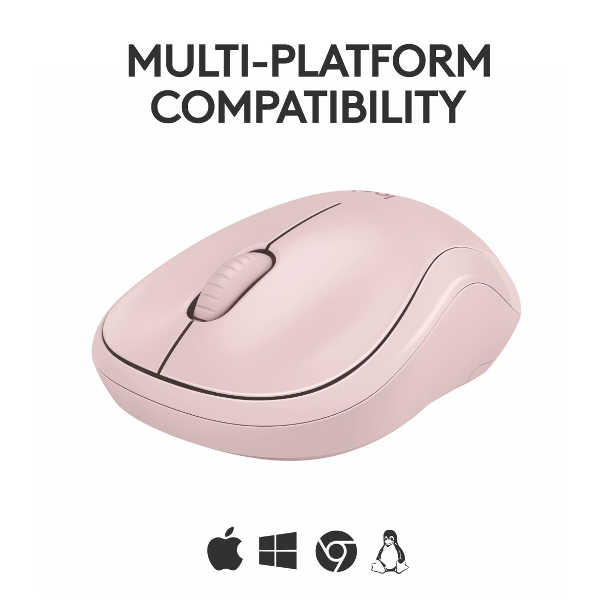 LOGITECH M240 Silent Mouse - Bluetooth - Pink