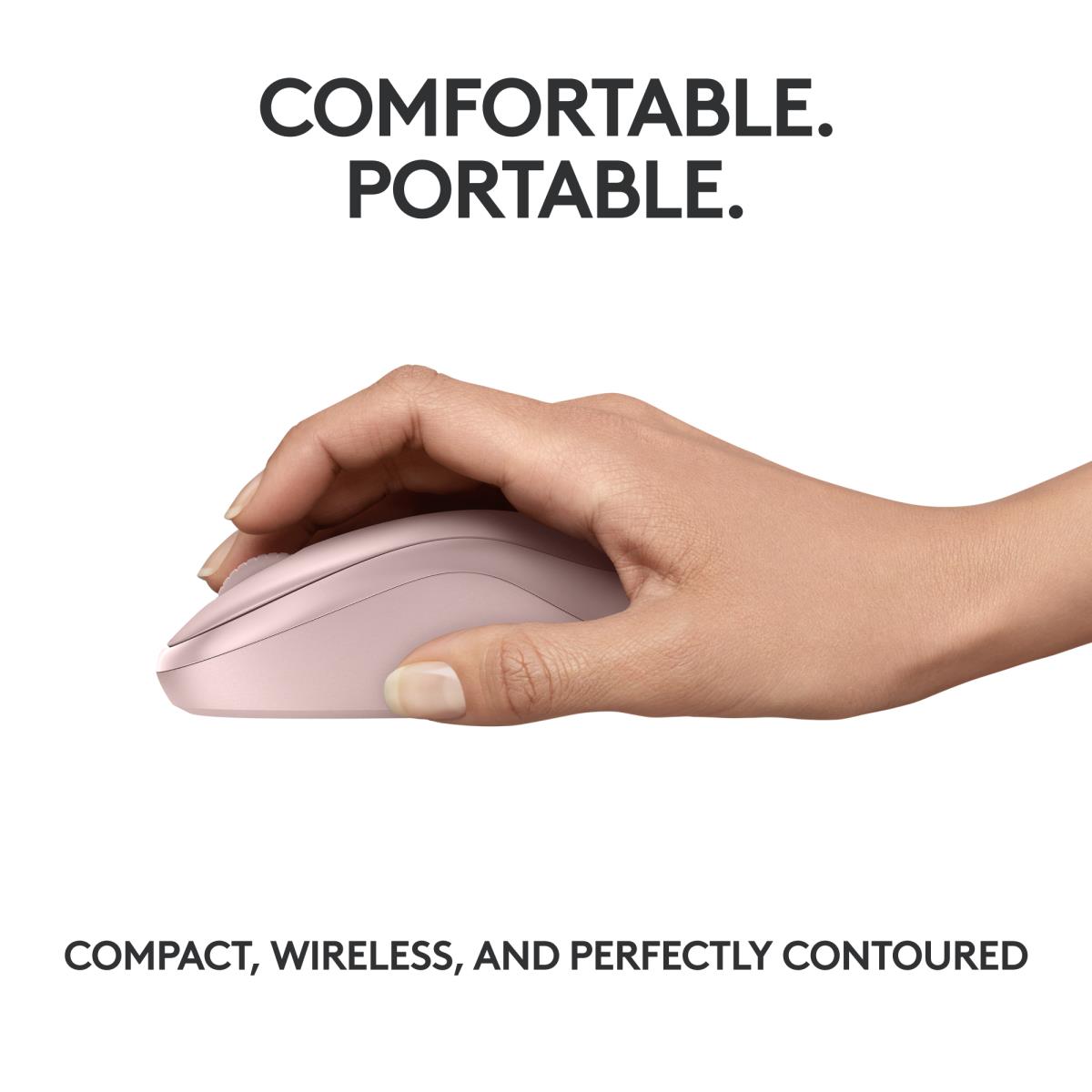 LOGITECH M240 Silent Mouse - Bluetooth - Pink